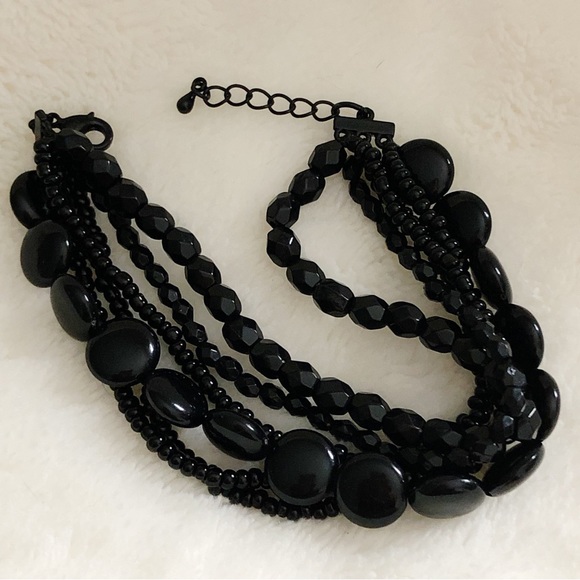 PREMIER DESIGNS Boho Black Multi-Strand Beaded Bracelet - Picture 8 of 12
